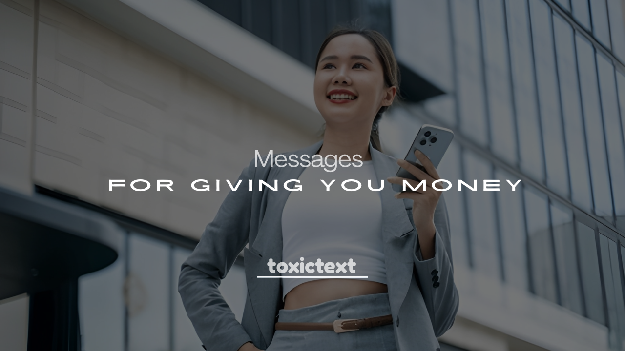 250+ Ways to Appreciate Someone for Giving You Money